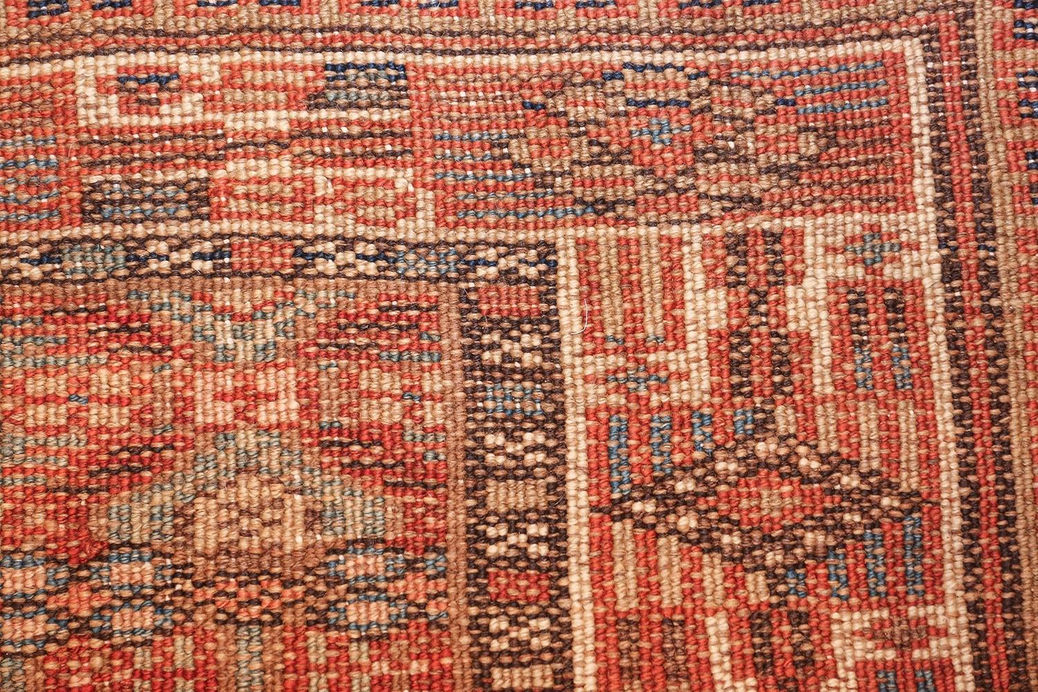 Tribal Long and Narrow Antique Persian Serab Runner Rug. Size: 2 ft 8 in x 16 ft In Good Condition In New York, NY