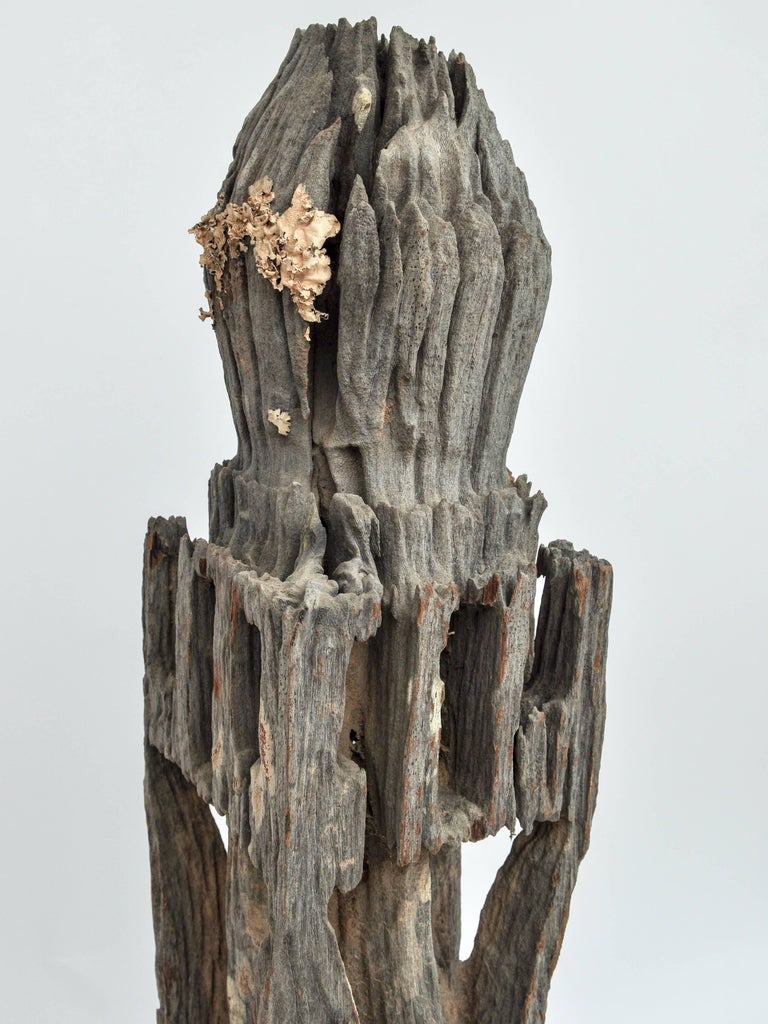 Tribal Ritual Binding Posts Tribal Marking Posts from West Nepal, Set of Three, Early to Mid-20th ...