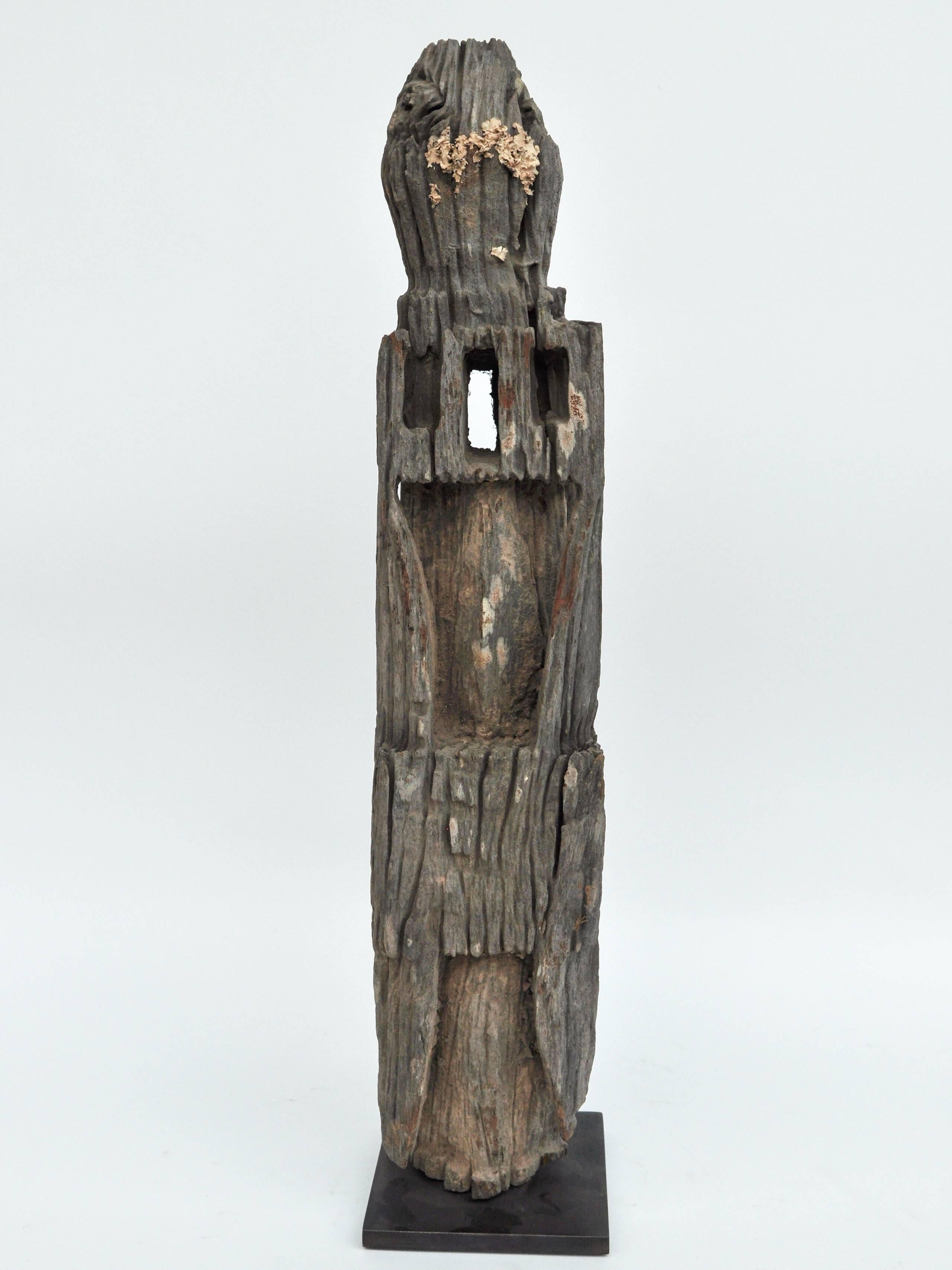 Tribal Marking Posts from West Nepal, Set of Three, Early to Mid-20th Century 2