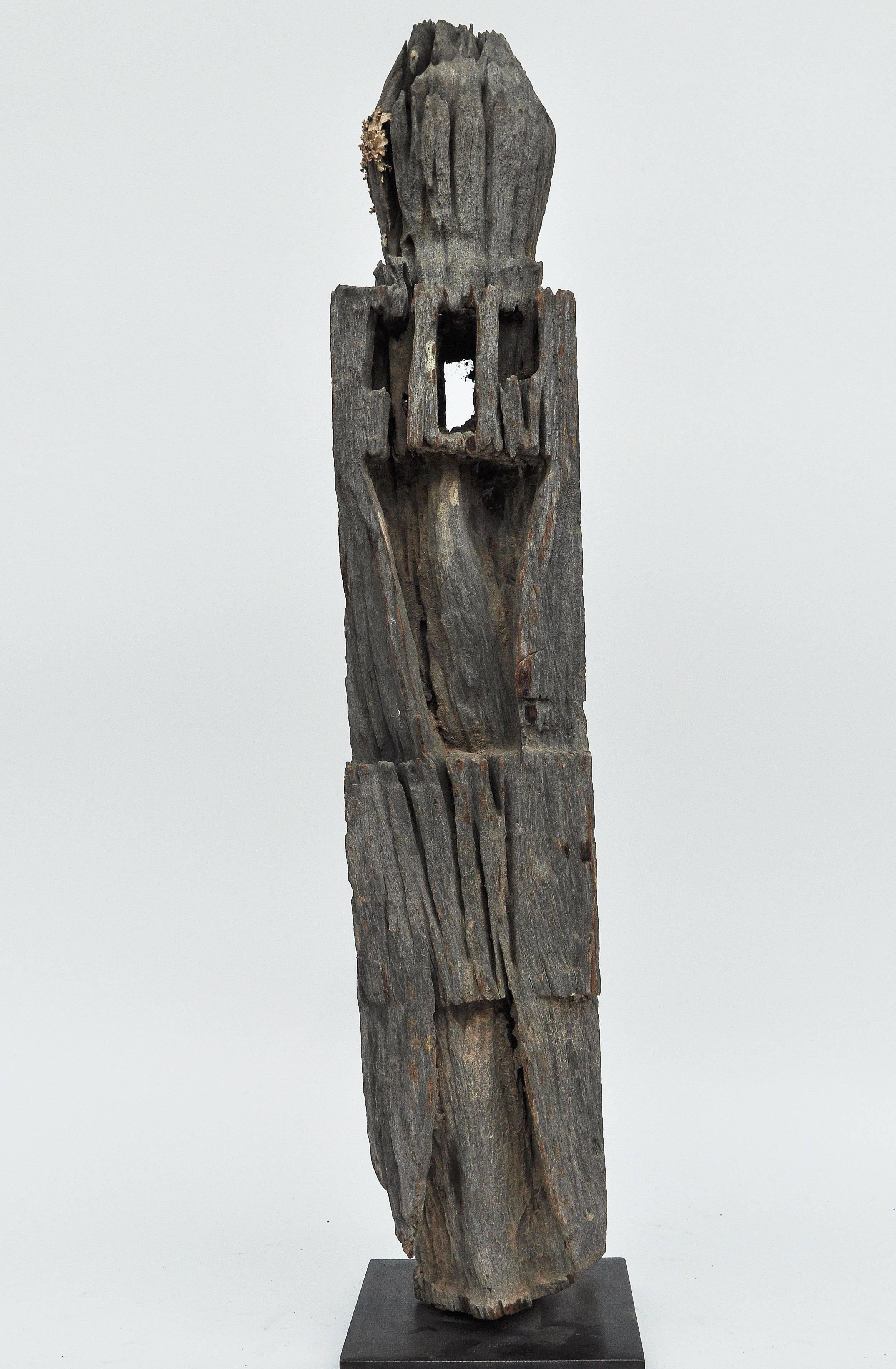 Tribal Marking Posts from West Nepal, Set of Three, Early to Mid-20th Century 3