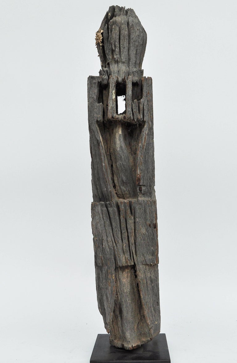 Tribal Ritual Binding Posts Tribal Marking Posts from West Nepal, Set of Three, Early to Mid-20th ...