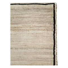 Tribal Mid-20th Century Handmade Persian Gabbeh Throw Rug