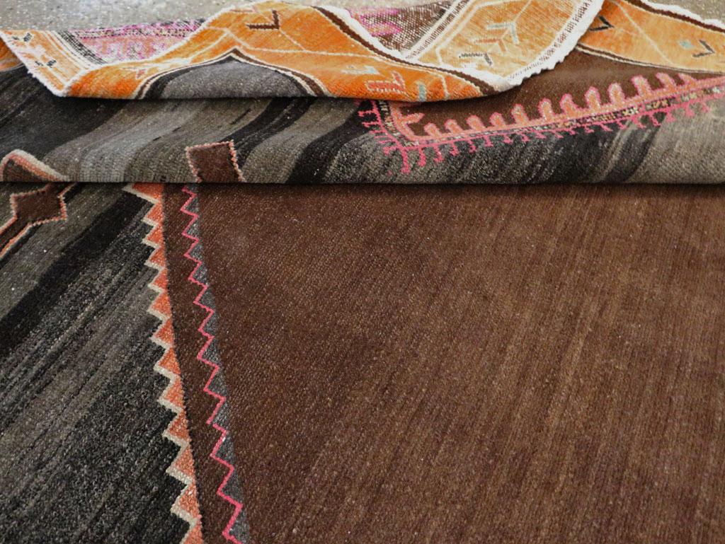 Tribal Mid-20th Century Handmade Turkish Anatolian Room Size Carpet 5