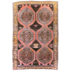 Tribal Mid-20th Century Handmade Turkish Anatolian Room Size Carpet