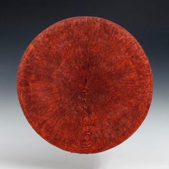 Tribal Mid-20th Century Zulu Women's Ochre Hat, Isicholo, South Africa