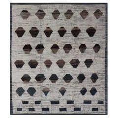 Marokkanischer Stammeskunst-Teppich von Keivan Woven Arts mit All-Over-Muster