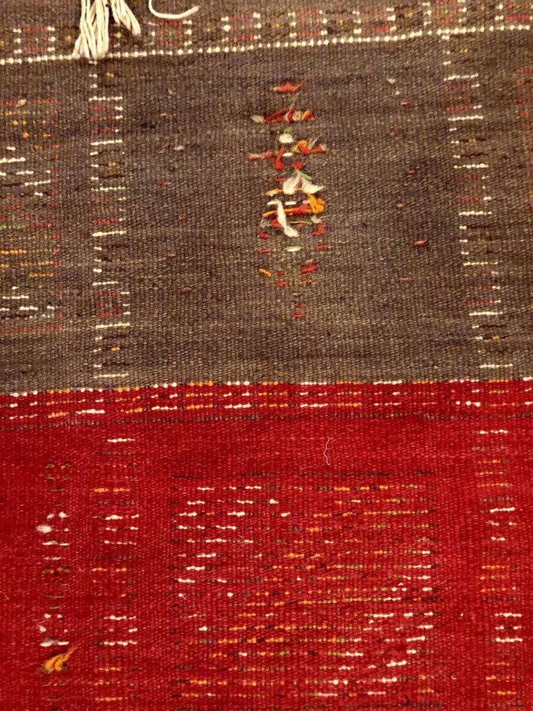 Wool Tribal Moroccan Runner Rug or Carpet
