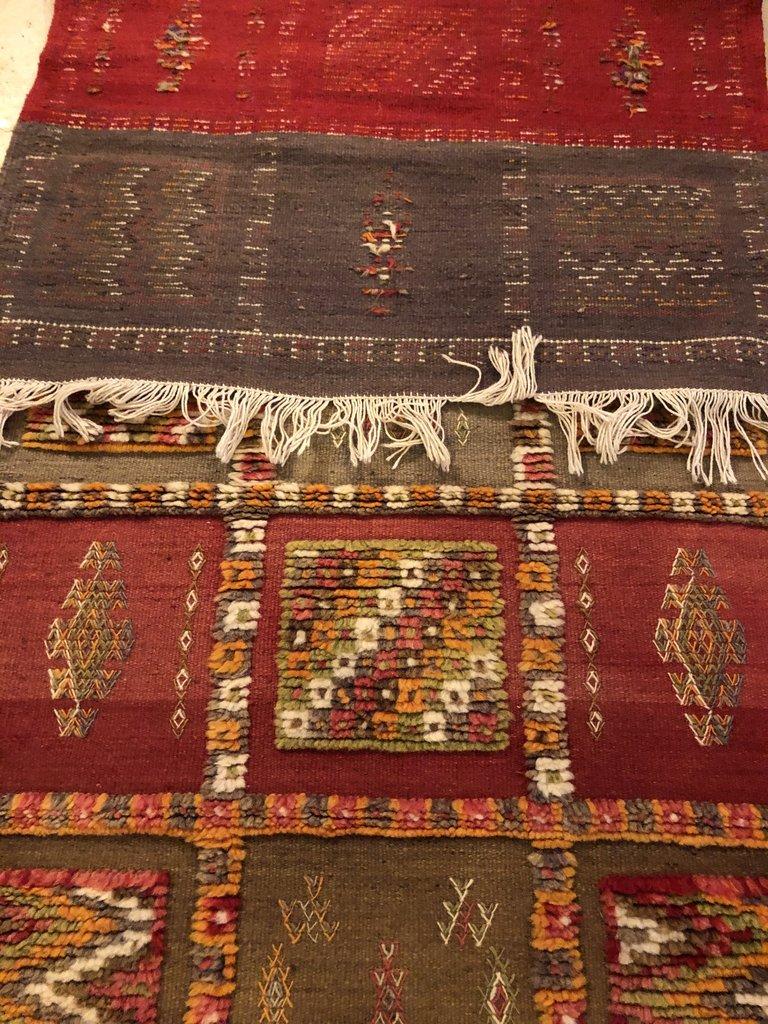 Tribal Moroccan Runner Rug or Carpet 1