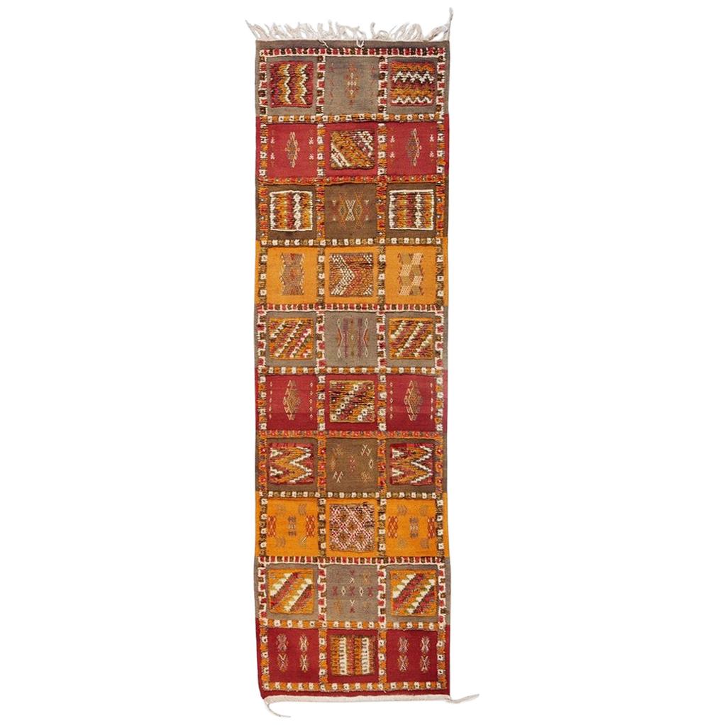 Tribal Moroccan Runner Rug or Carpet