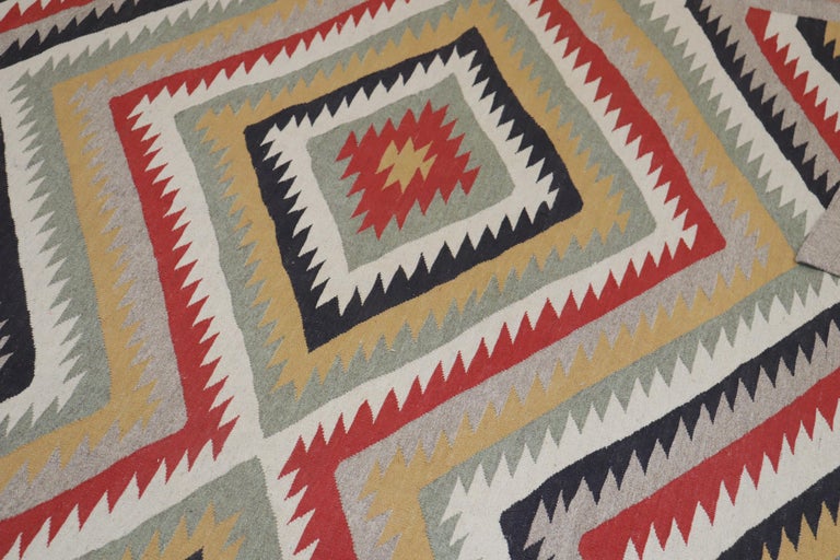 Tribal Navajo Design Room Size 21st Century Modern Rug For Sale at 1stDibs