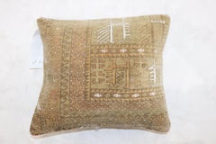 Tribal Neutral Color Afghan Rug Pillow