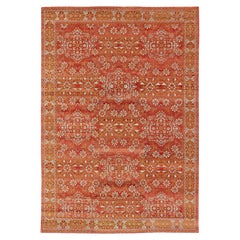 Tappeto ottomano Mamluke con disegno ripetuto di Keivan Woven Arts