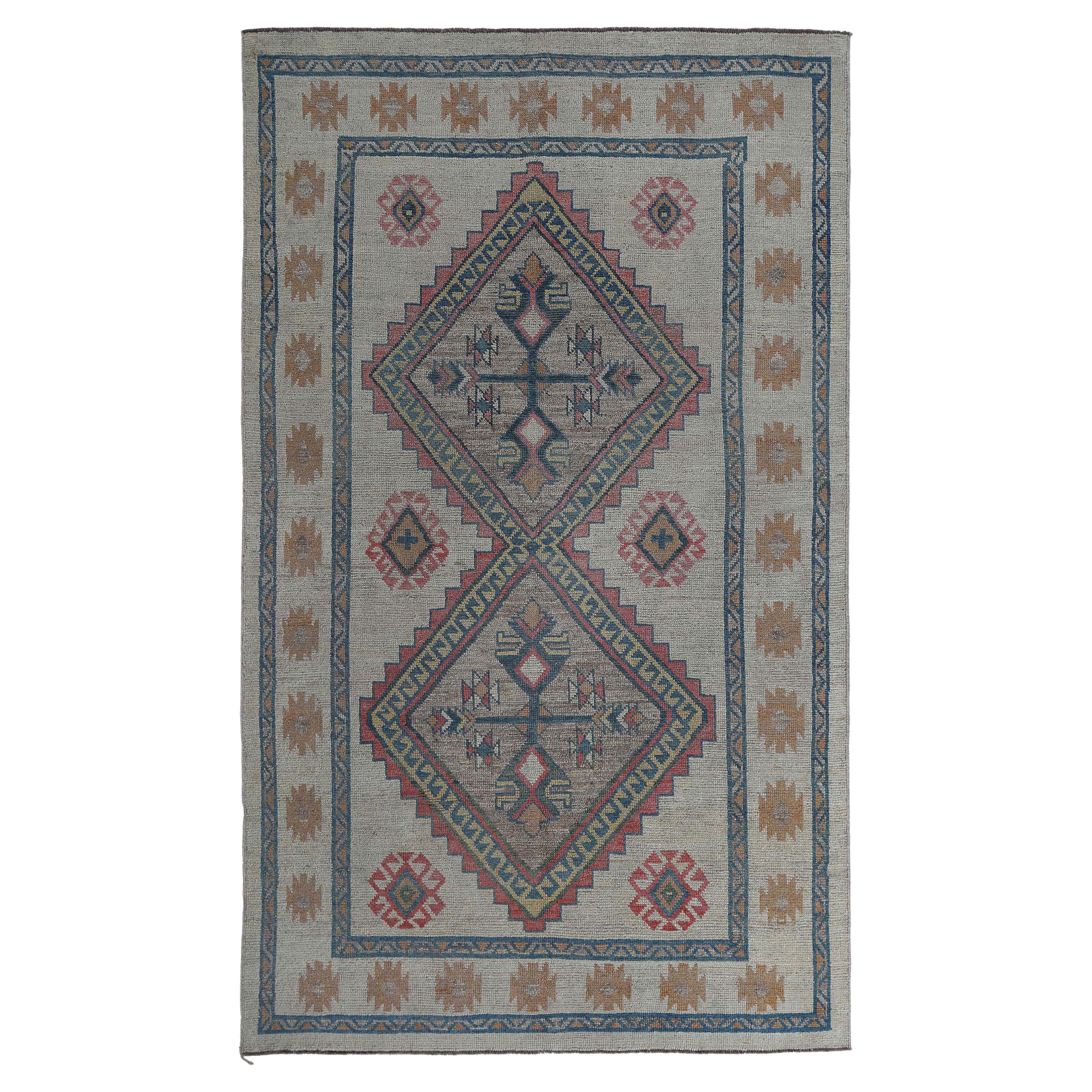 Tribal Oushak Runner For Sale