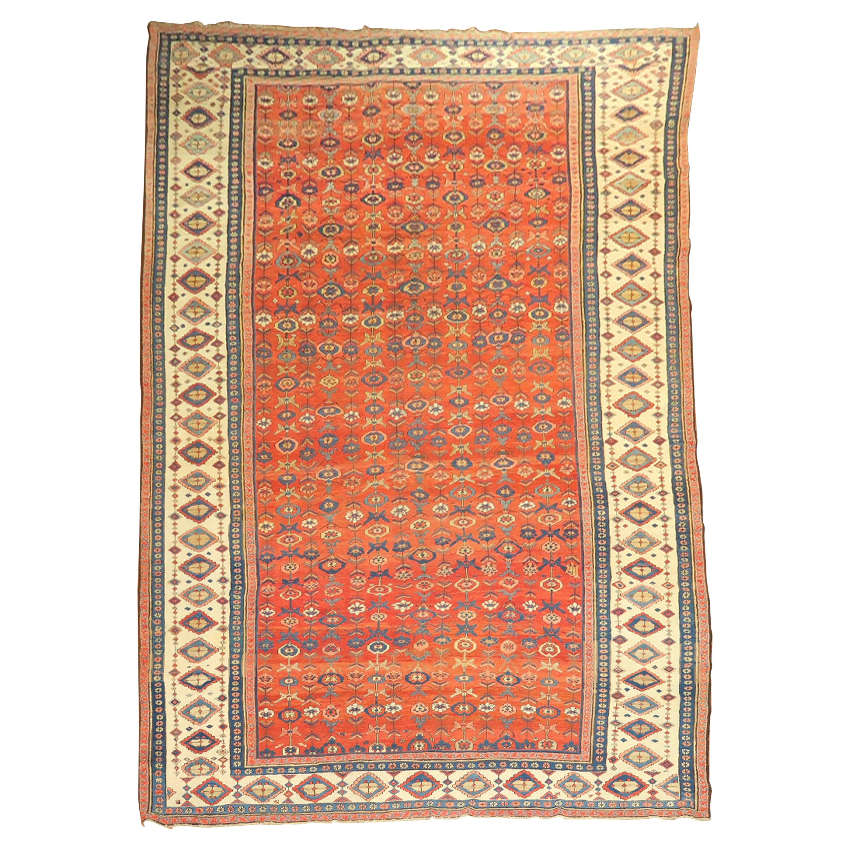 Zabihi Collection Tribal Oversize Persian Bakshaish Rug