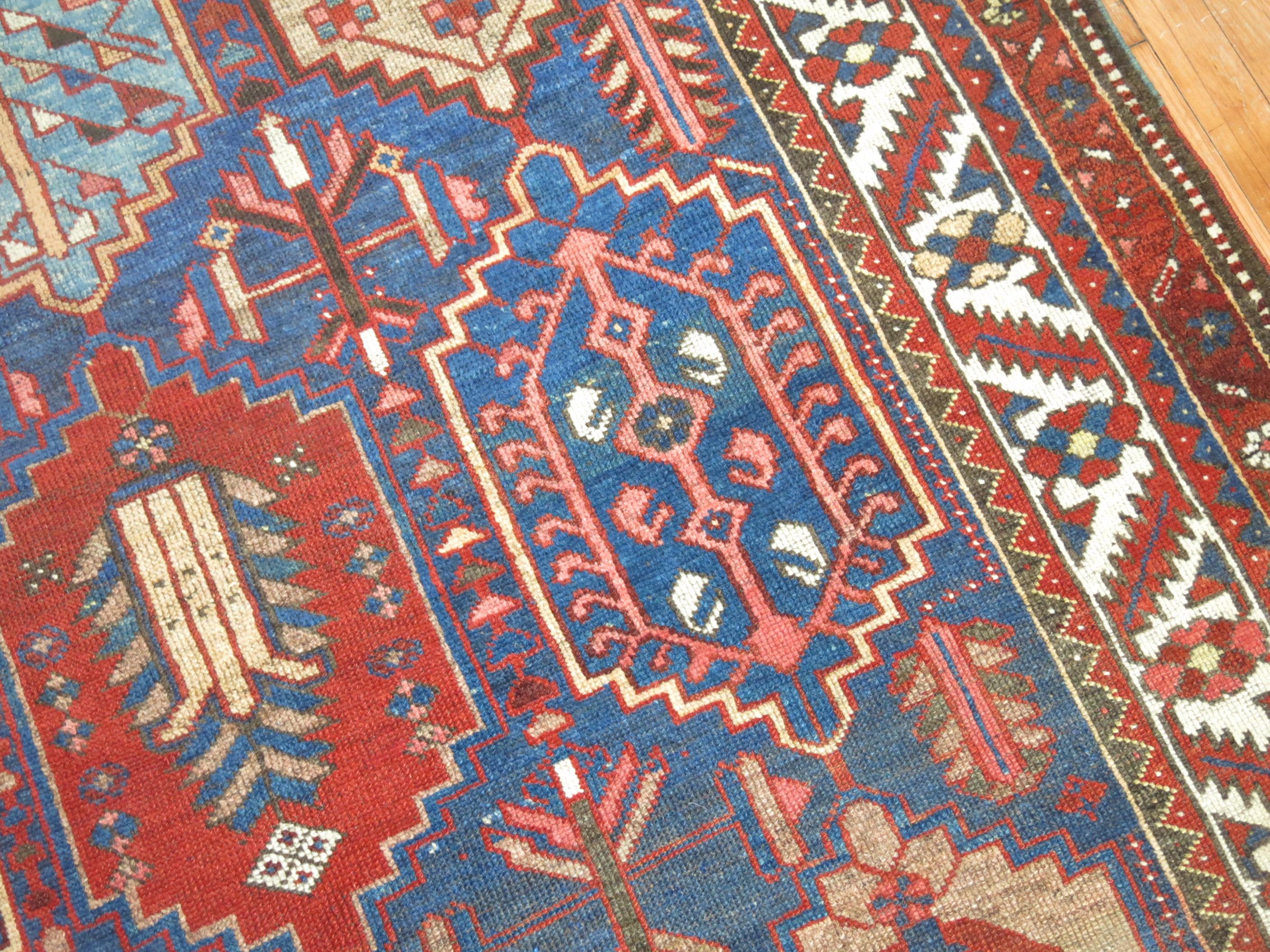 Bakshaish Tribal Persian Bakhtiari Rug For Sale