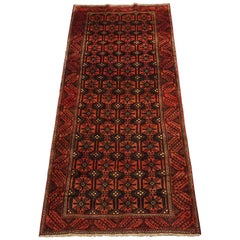 Tribal Persian Baluchi Gallery Runner, circa 1930