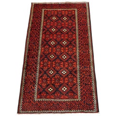 Vintage Tribal Persian Baluchi Gallery Runner, circa 1940