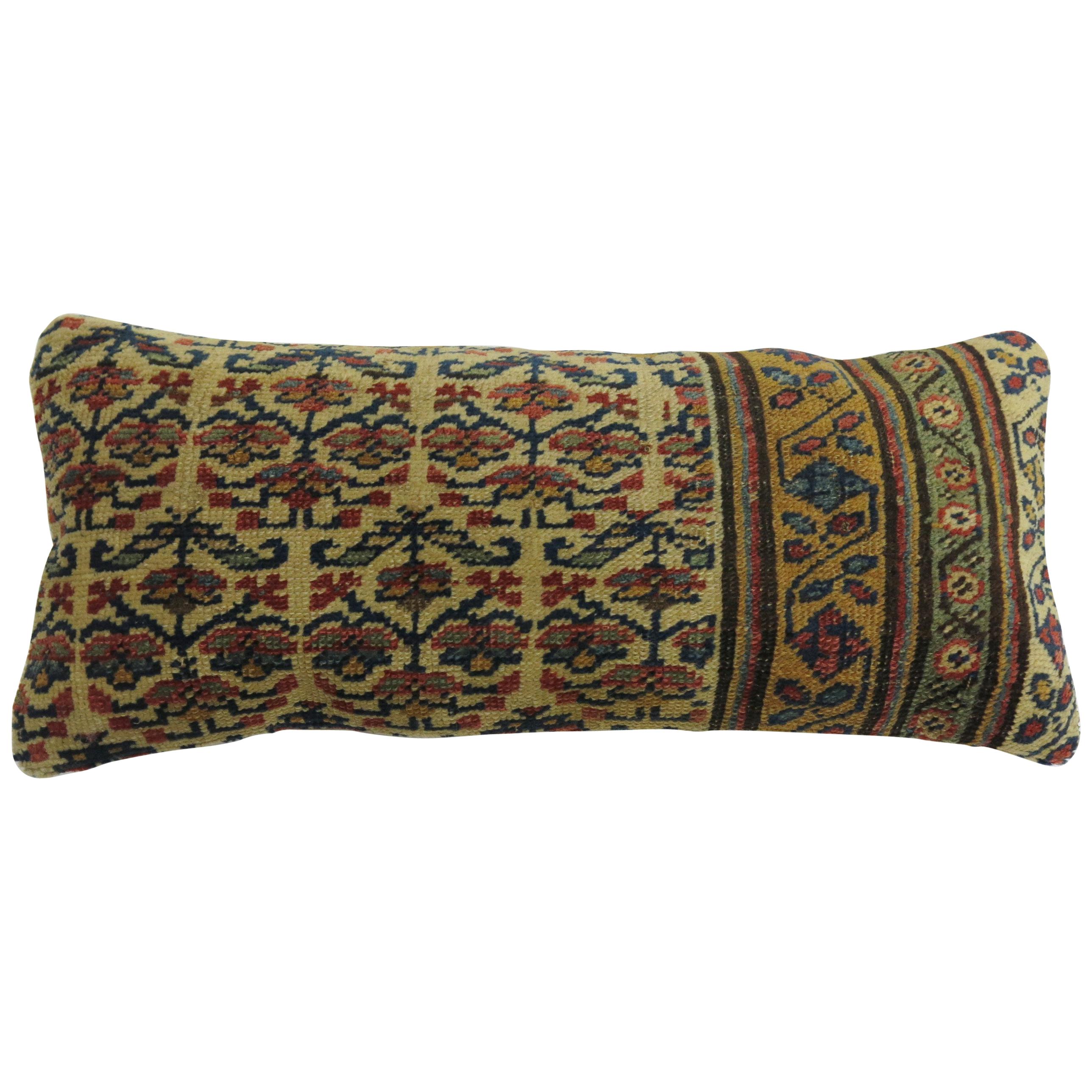 Asian Orange And Brown Woven Bulan Hand Blocked Decorative