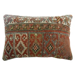 Vintage Tribal Persian Bolster Size Rug Pillow