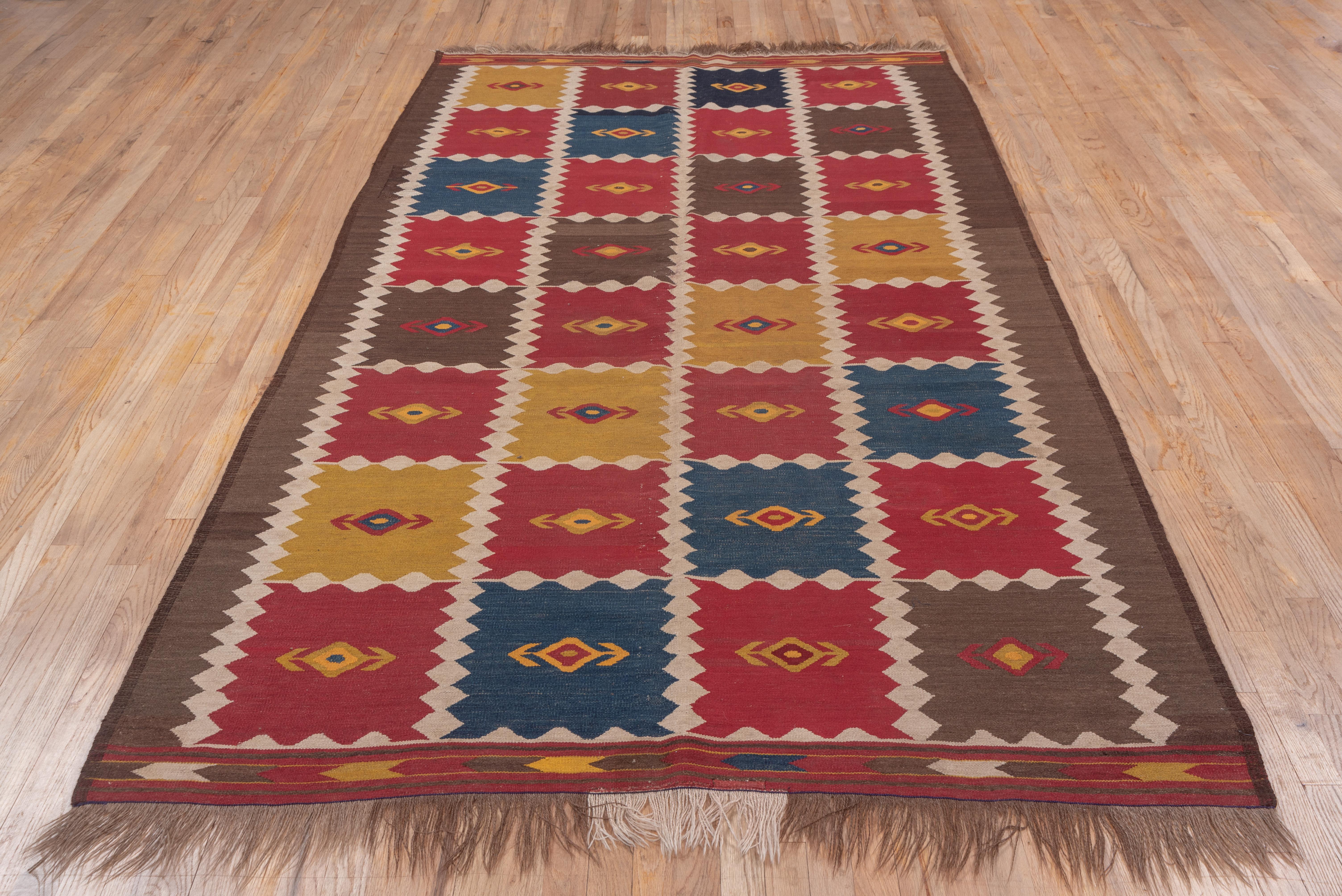 Mid-20th Century Tribal Persian Kilim Rug For Sale