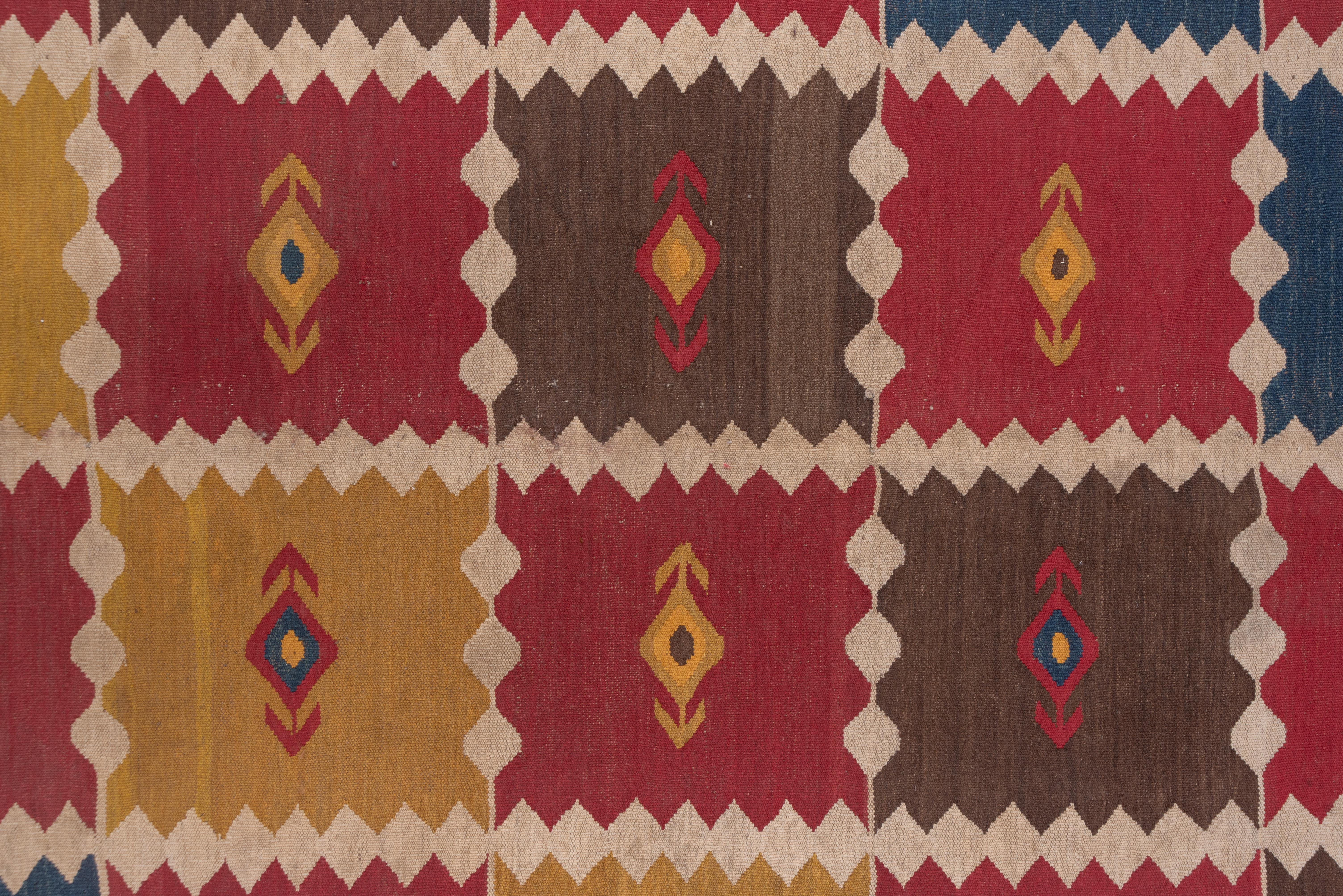 Wool Tribal Persian Kilim Rug For Sale