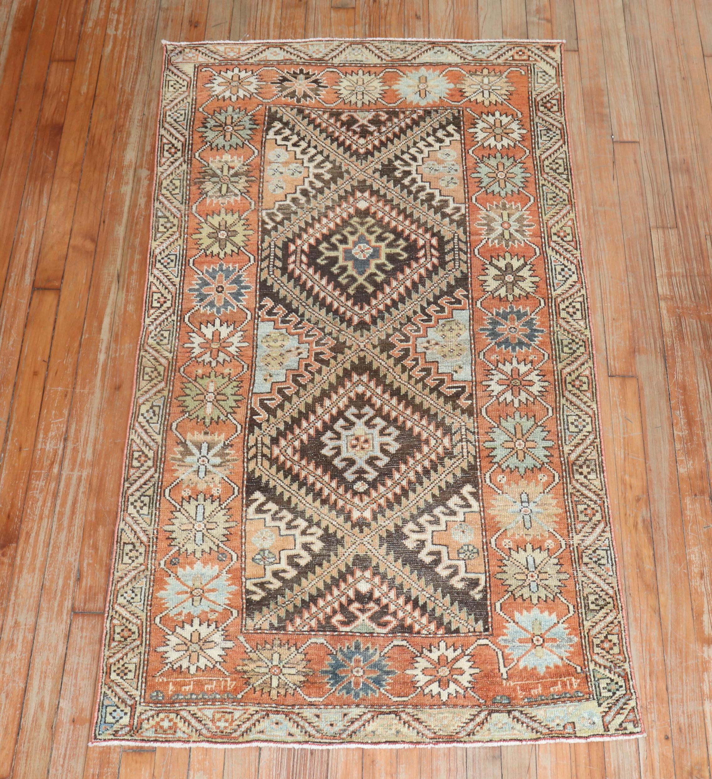 Tribal Persian Kurd Rug In Good Condition In New York, NY