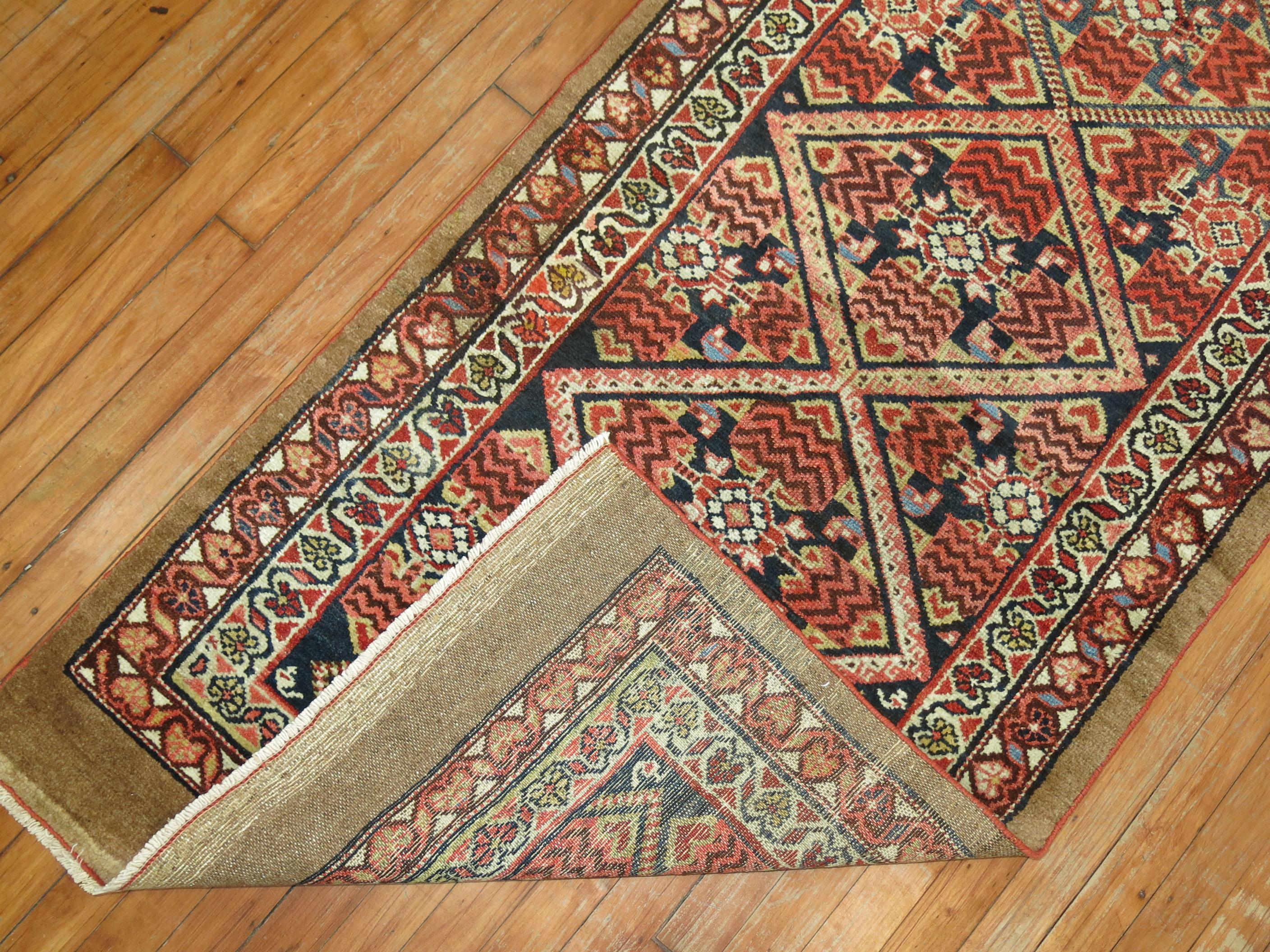 Early 20th Century Antique Tribal Persian Serab Traditional Runner In Good Condition In New York, NY