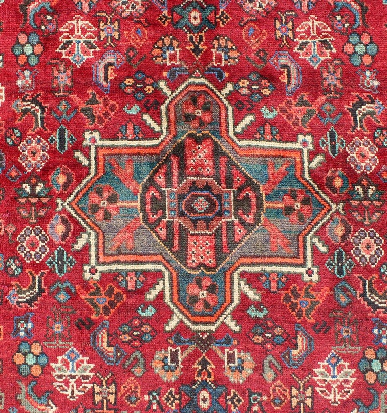 Tribal Persian Shiraz Rug at 1stdibs