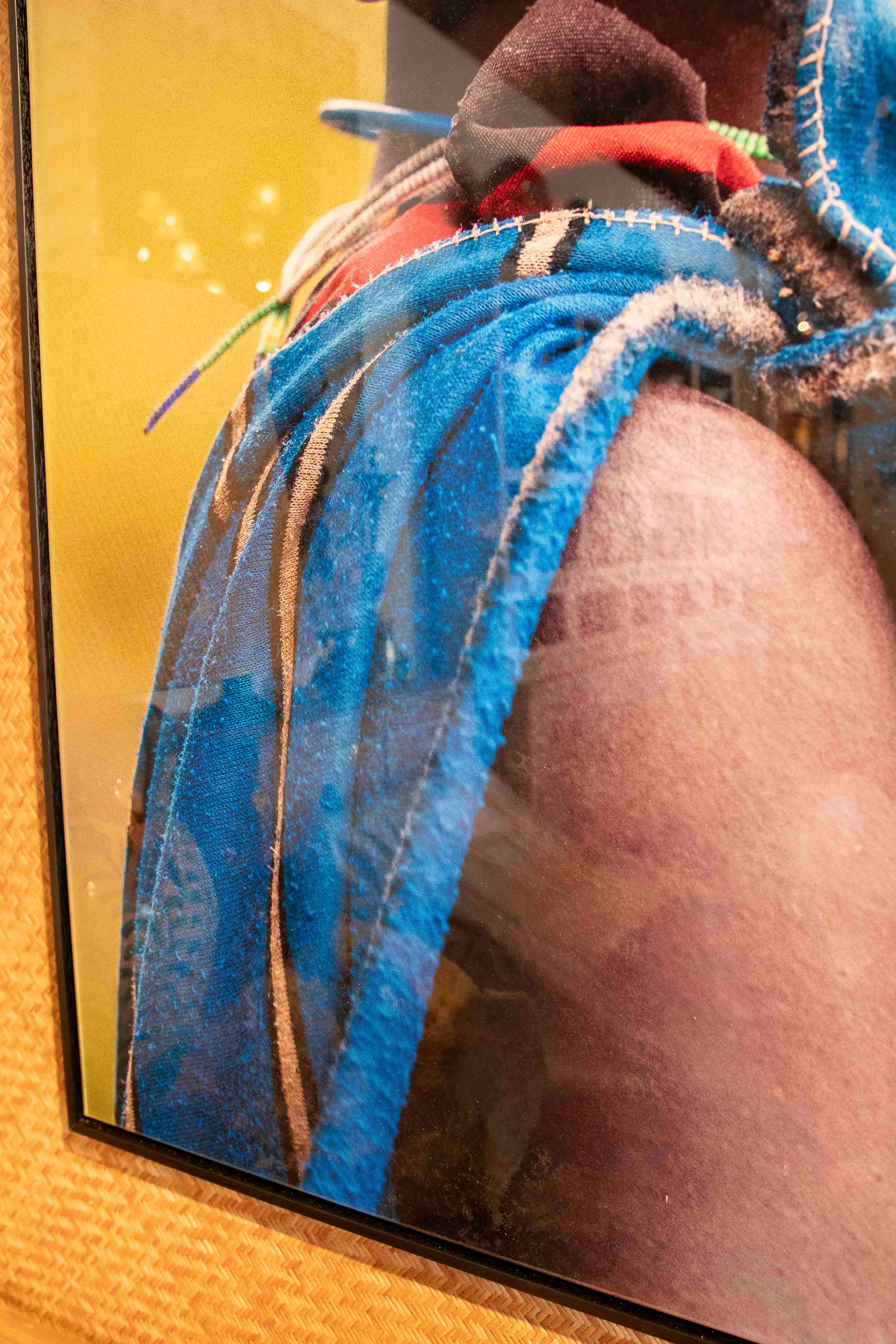 Contemporary Tribal Portrait Photography with Bone Hat For Sale