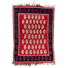 Tribal Red Gabbeh Rug