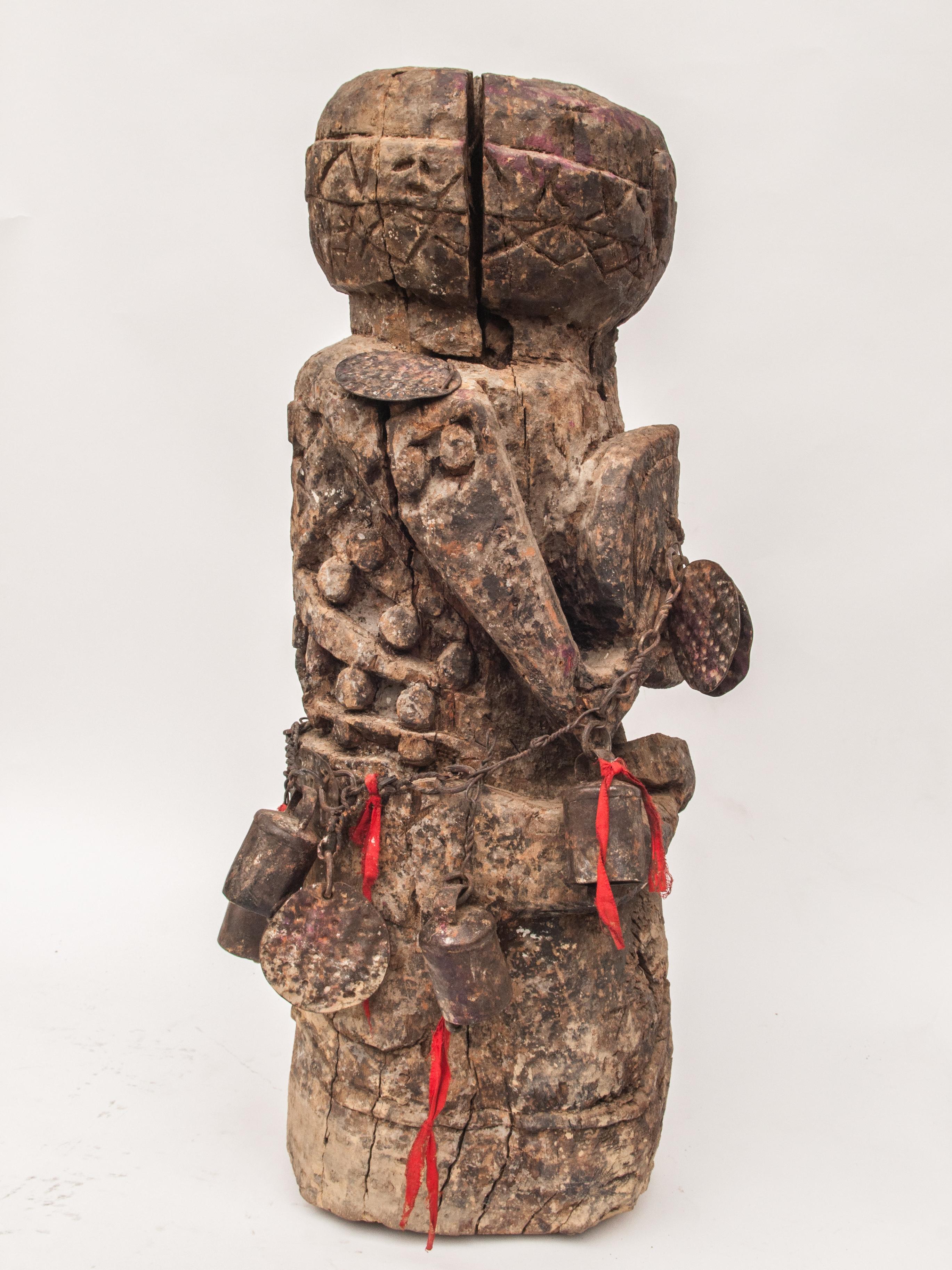 Tribal Shaman Figure from West Central Nepal, Early to Mid-20th Century 5