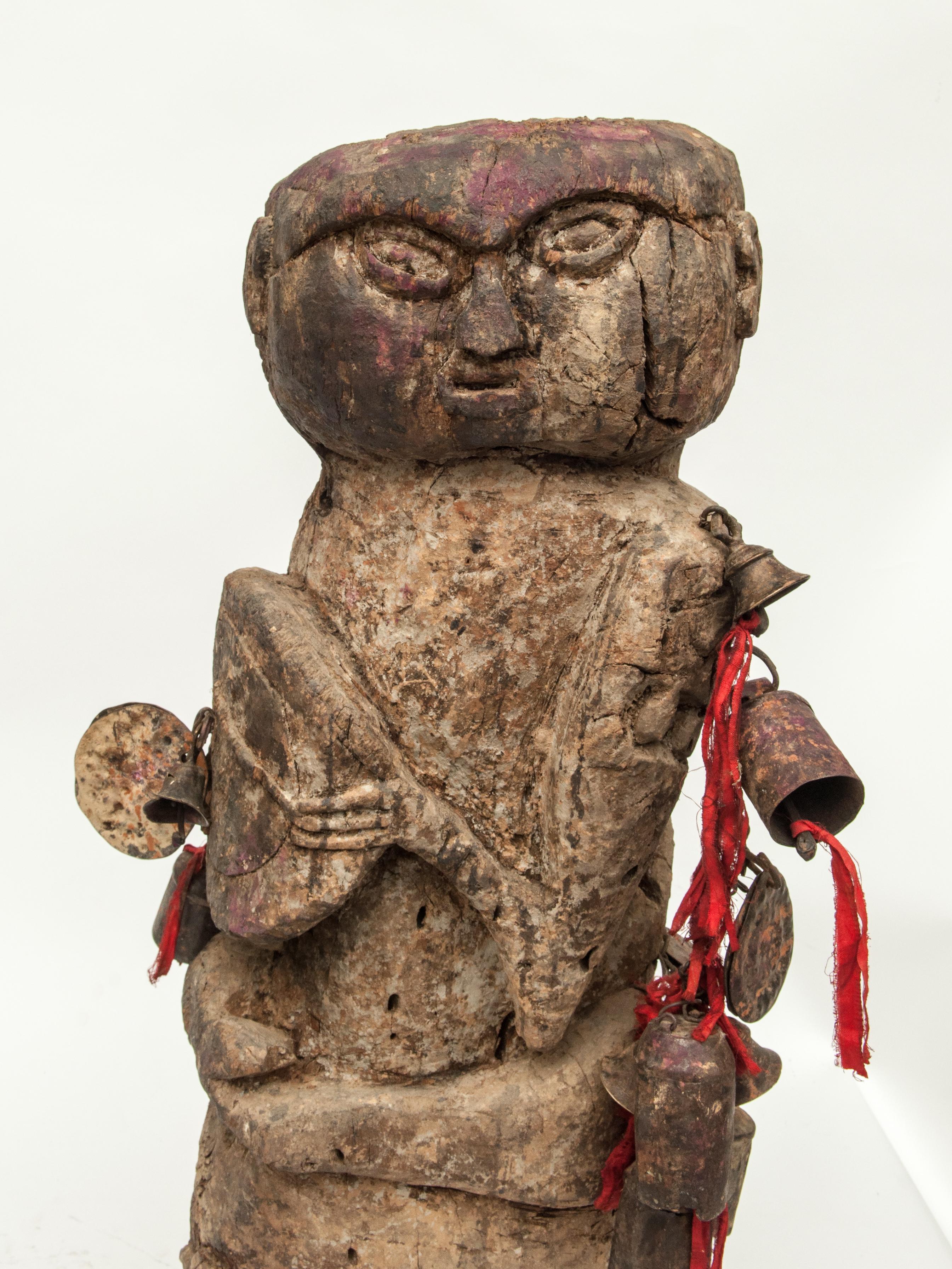 Nepalese Tribal Shaman Figure from West Central Nepal, Early to Mid-20th Century