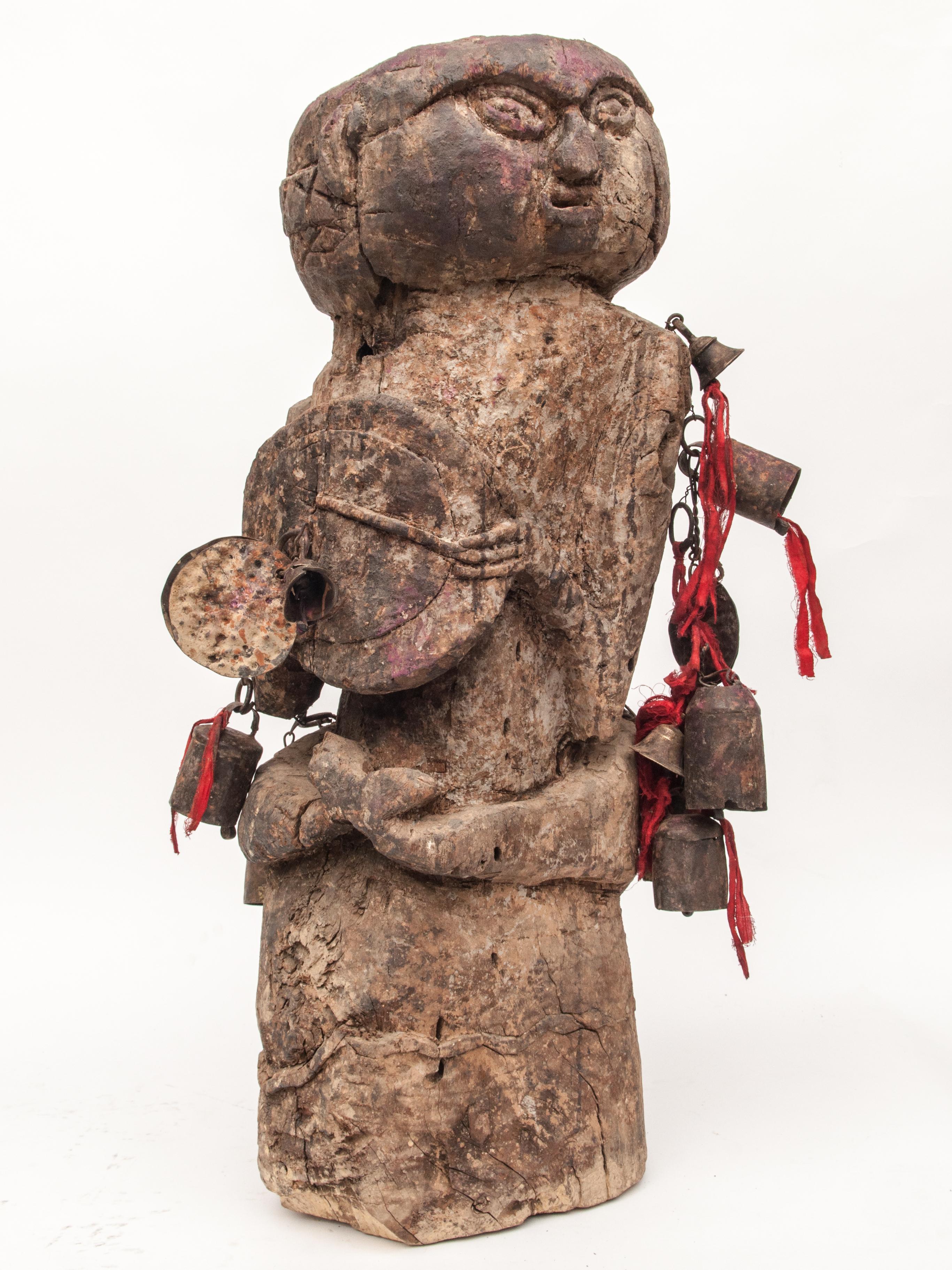 Tribal Shaman Figure from West Central Nepal, Early to Mid-20th Century 3