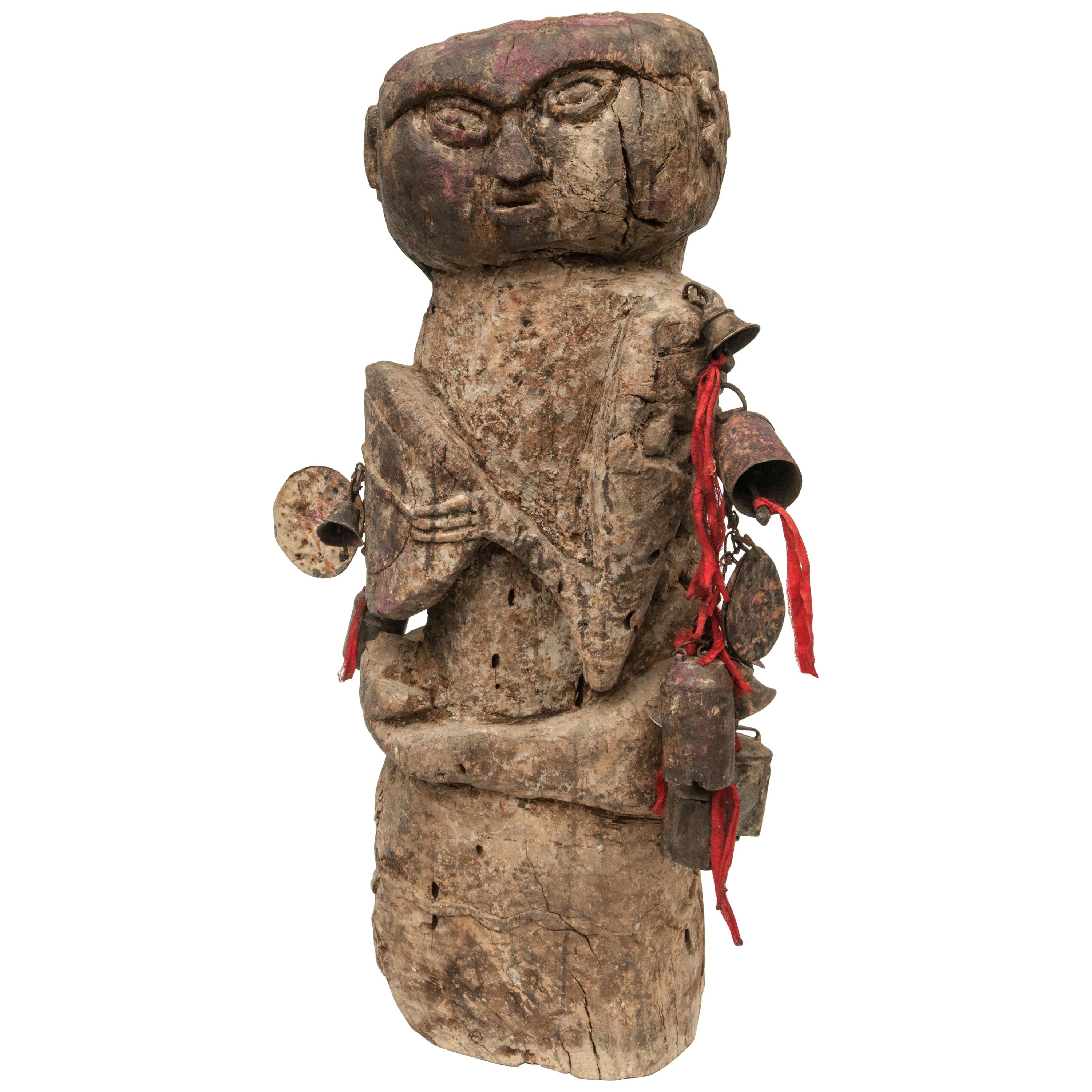 Tribal Shaman Figure from West Central Nepal, Early to Mid-20th Century