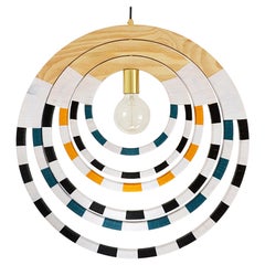 Tribal Signature Designer Pendant Light - Dark Cyan