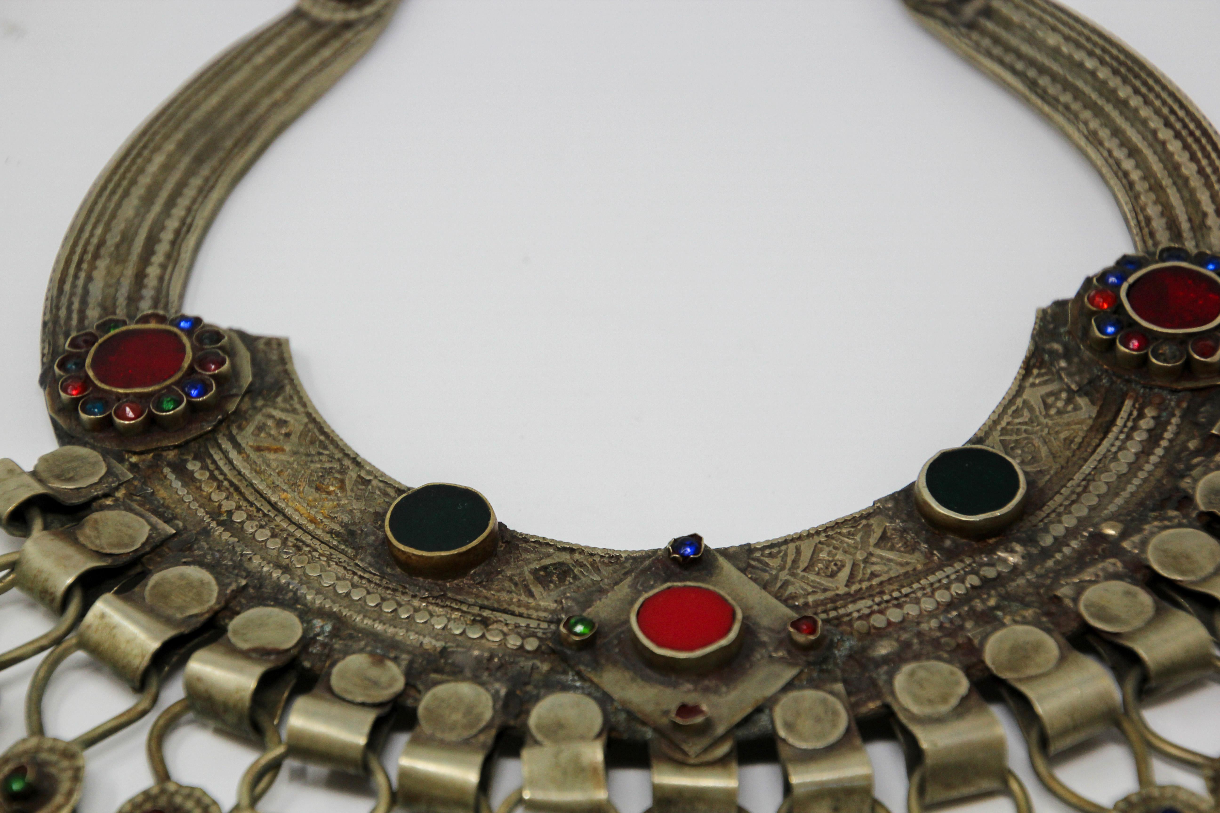 Moroccan Silver Choker Collectible Berber Jewelry For Sale 3