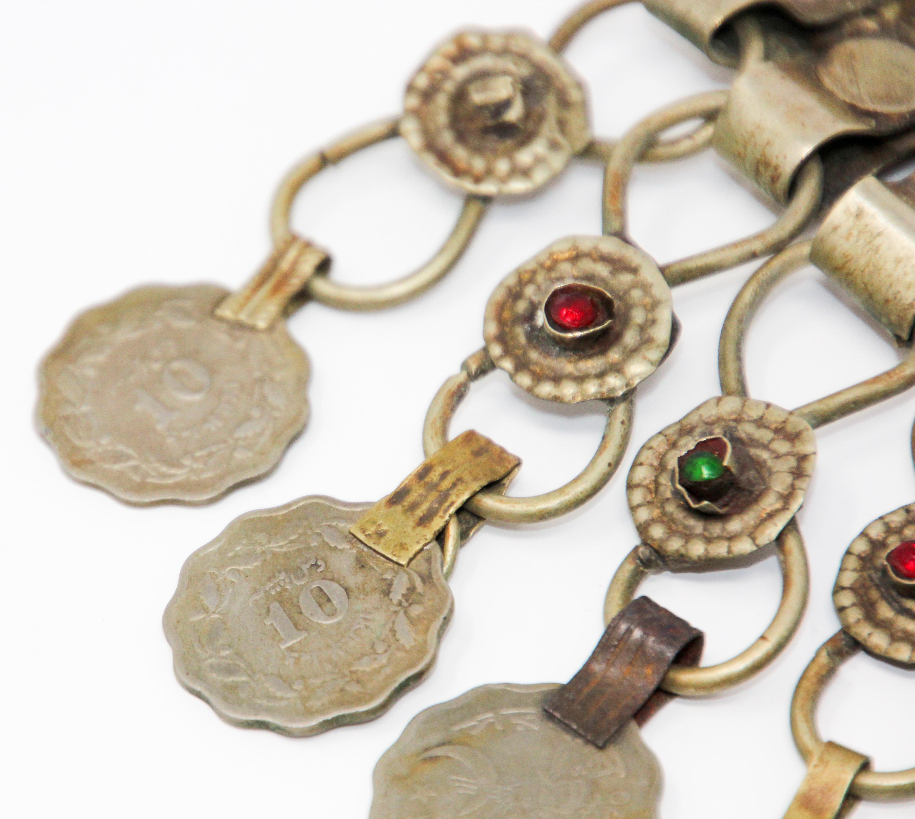 Marokkanischer Silber-Choker-Sammlerschmuck aus Berber (20. Jahrhundert) im Angebot