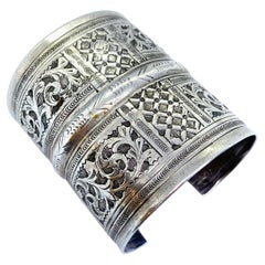 Tribal Silber Tripolis Libyen Manschettenarmband