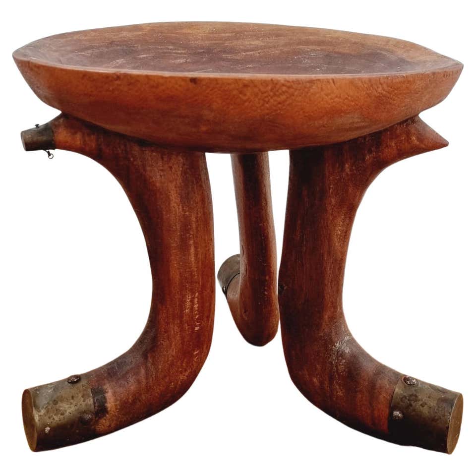 Authentic African Stool African Stools - 139 For Sale at 1stDibs | african wood stool, african ...