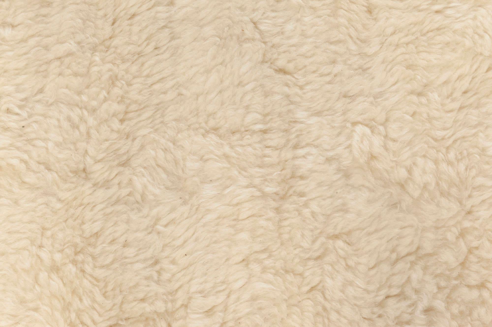 Tribale Runner in lana fatto a mano in stile tribale marocchino di Doris Leslie Blau in vendita
