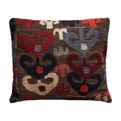 Retro Tribal Suzani Cushion Cover Handmade Pillow Case Wool Scatter Cushion