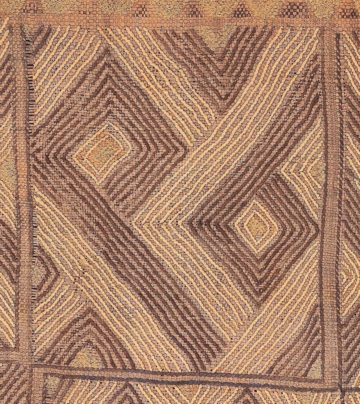 Congolese Tribal Textile, Kuba Shoowa 20th Century For Sale