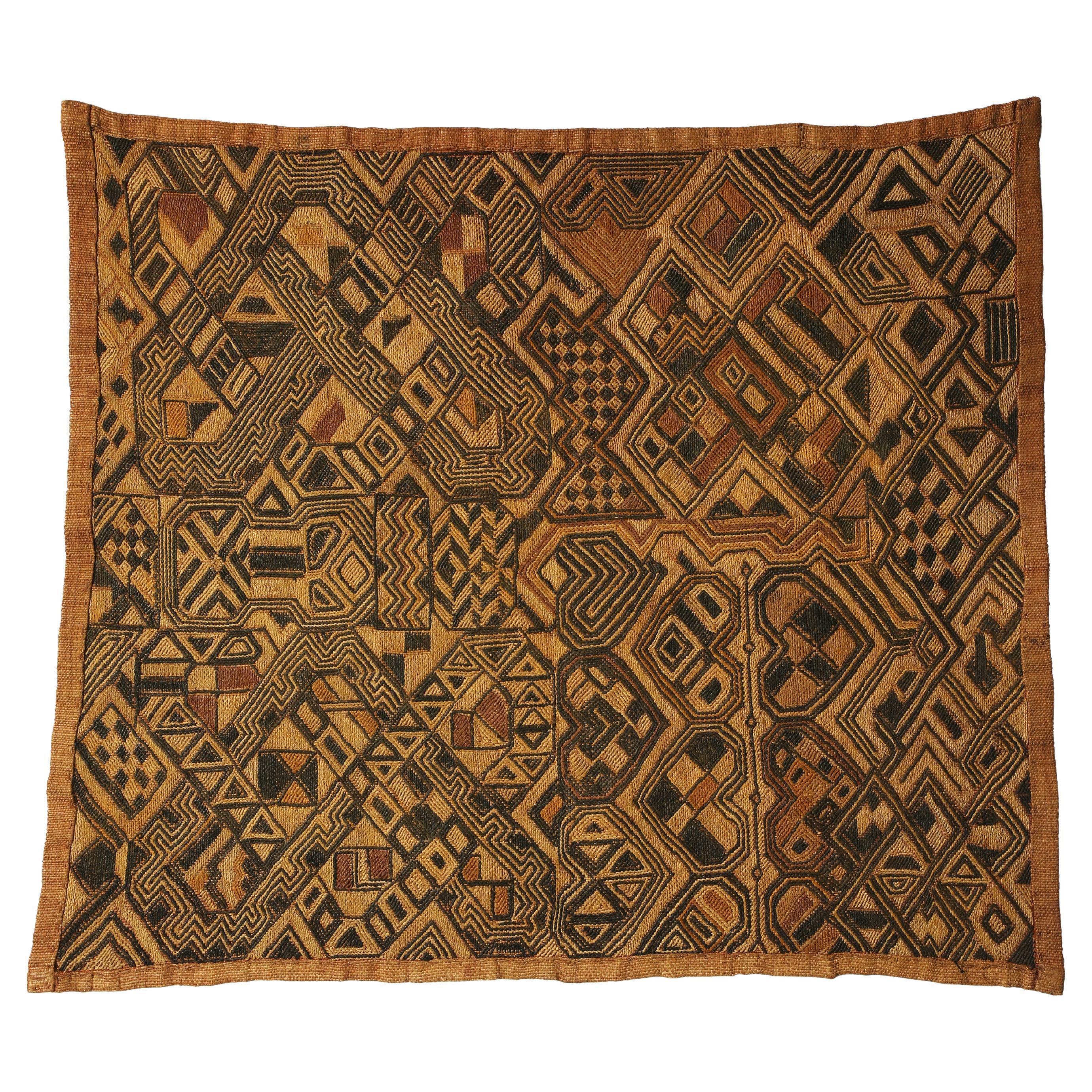 Tribal Textile, Kuba Shoowa 20th Century For Sale