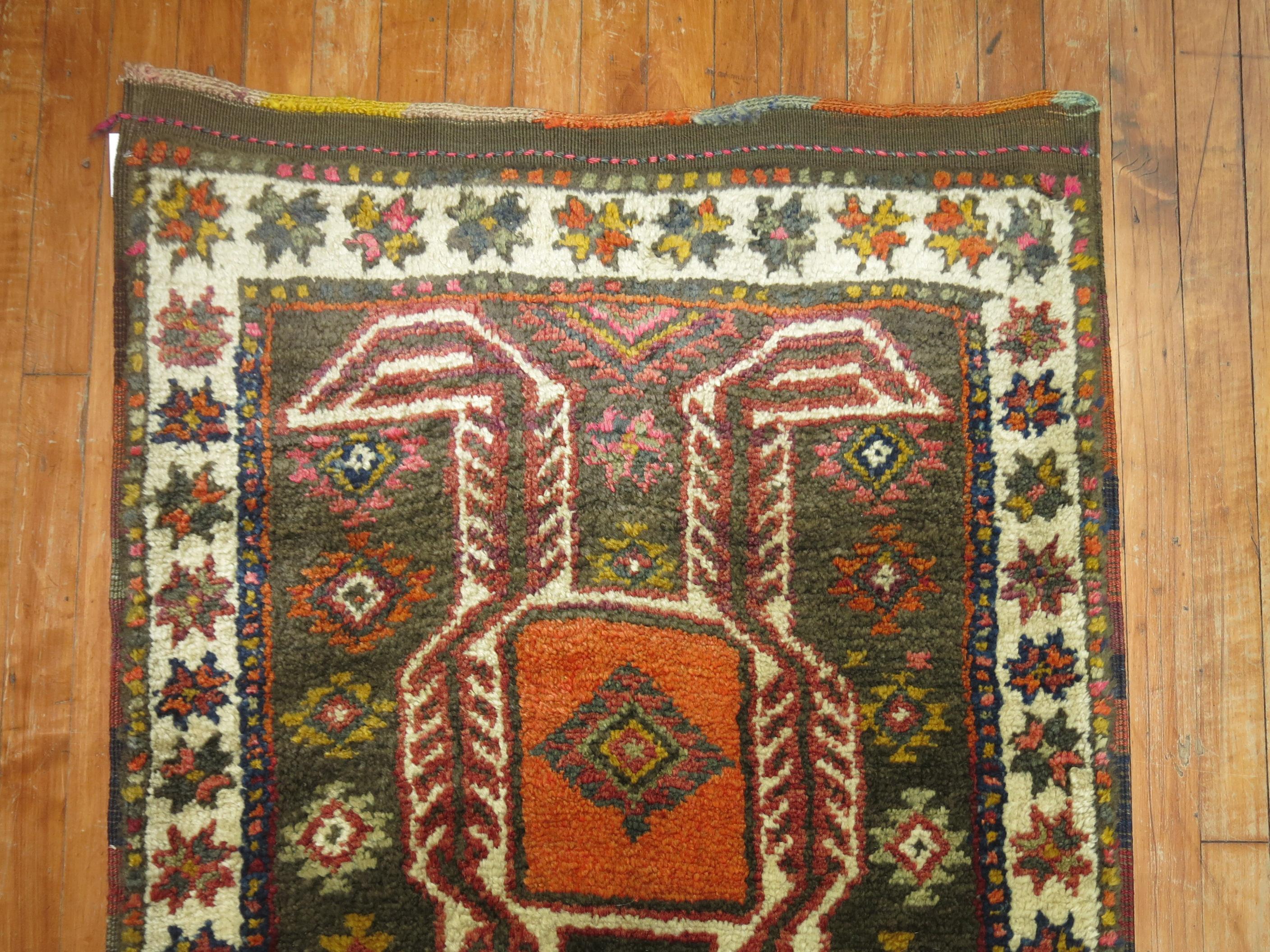 Bohemian Tribal Turkish Anatolian Runner For Sale