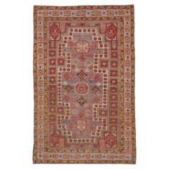 Tribal Turkish Oushak Village Rug, circa 1940s