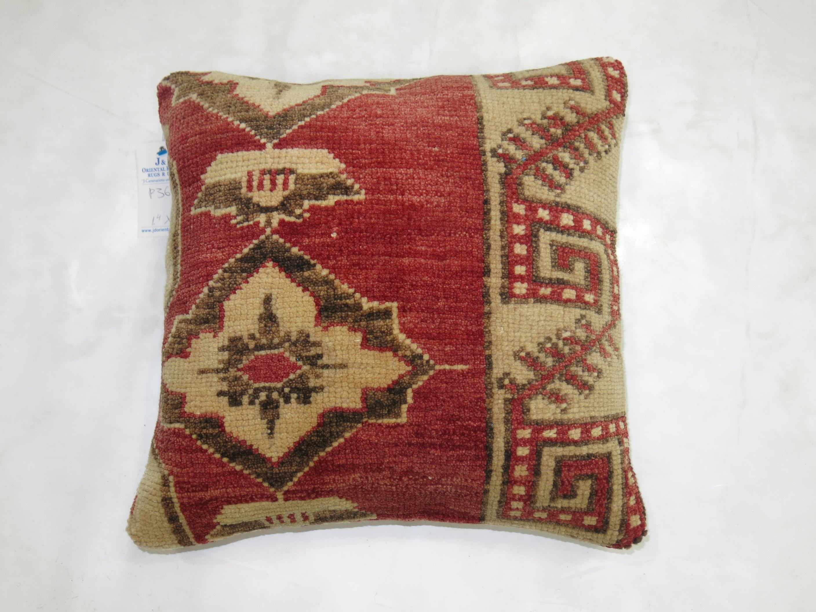 Sporting Art Tribal Turkish Rug Pillow