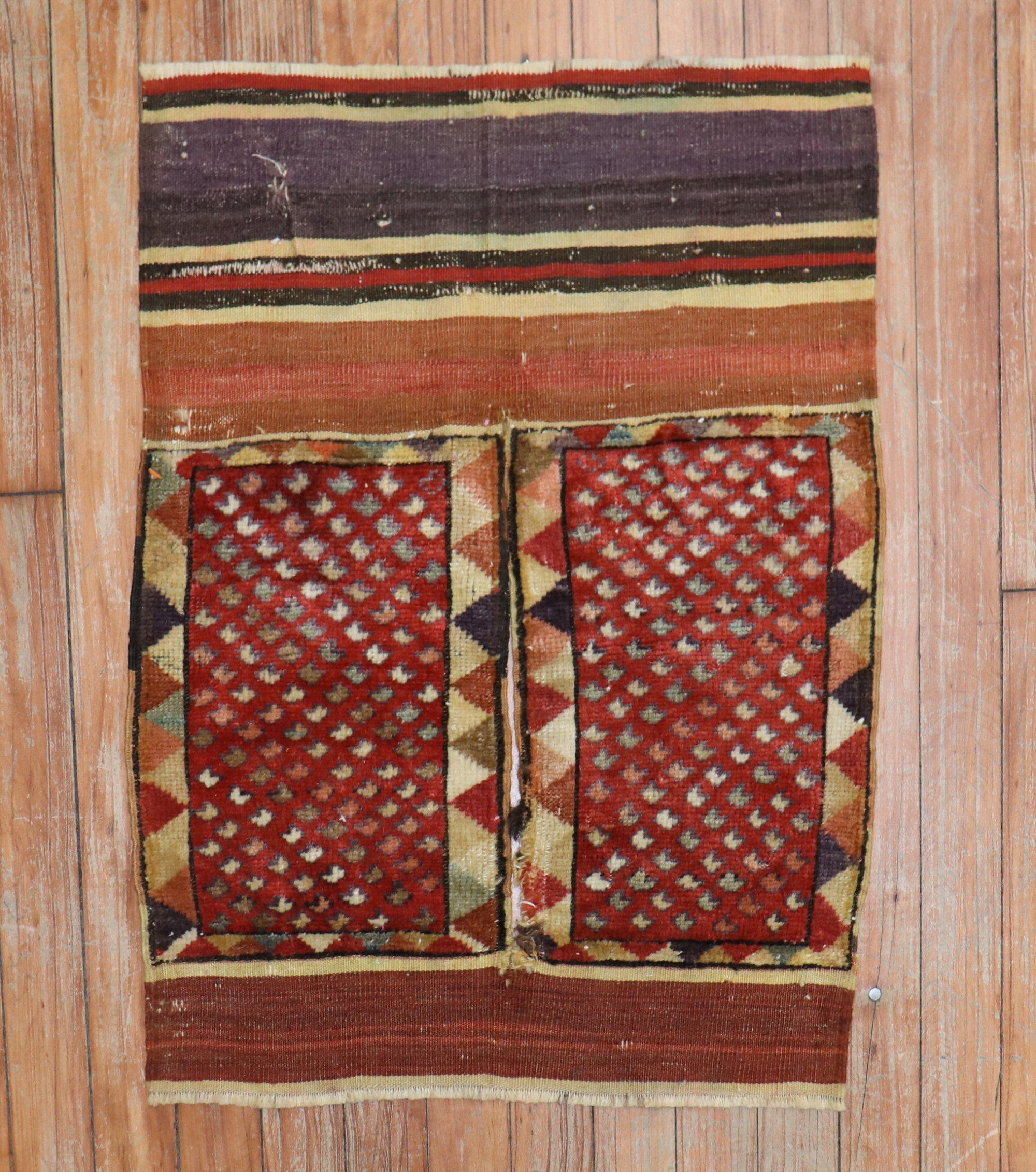 an early 20th century turkish melas bagface rug

Measures: 1'8'' x 2'3''.