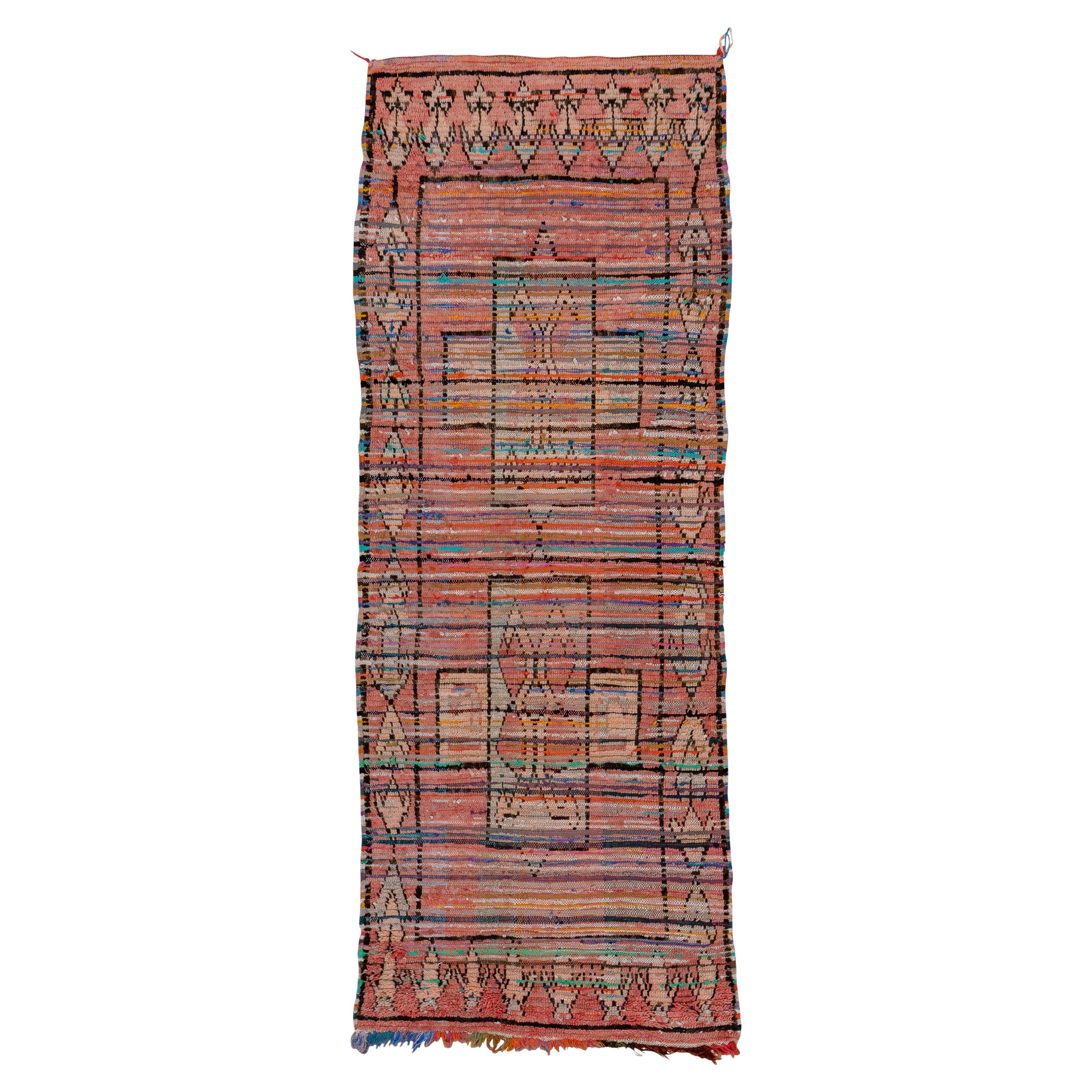 Tribal Village Moroccan Long Rug For Sale
