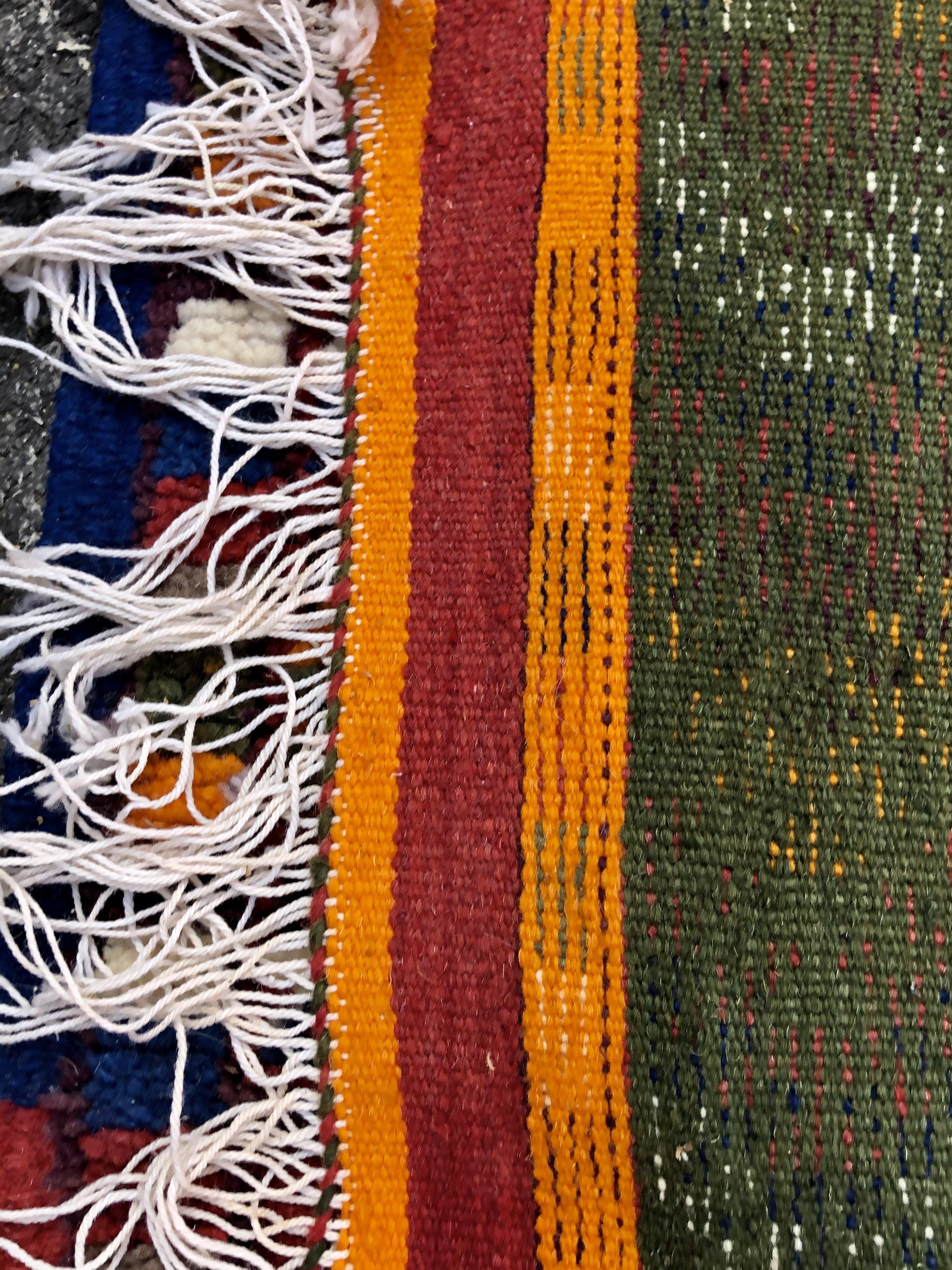 Tribal Vintage Moroccan Handwoven Wool Rug 5