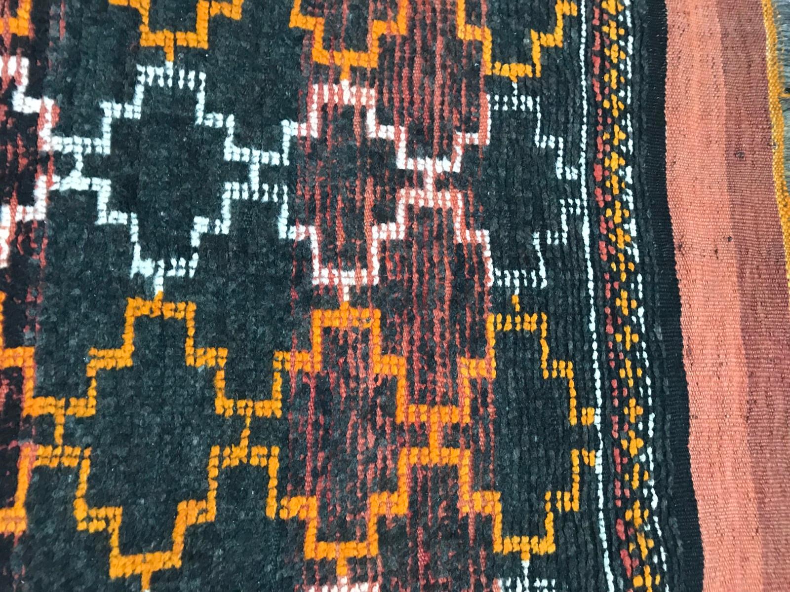Wool Tribal Vintage Moroccan Rug